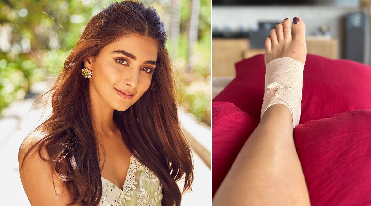 Pooja Hegde posts a picture of her INJURED foot on Instagram; suffers from a ligament tear