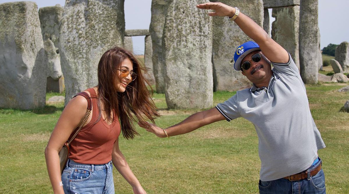 Pooja Hegde's new post shows her having fun with her father on her UK vacation