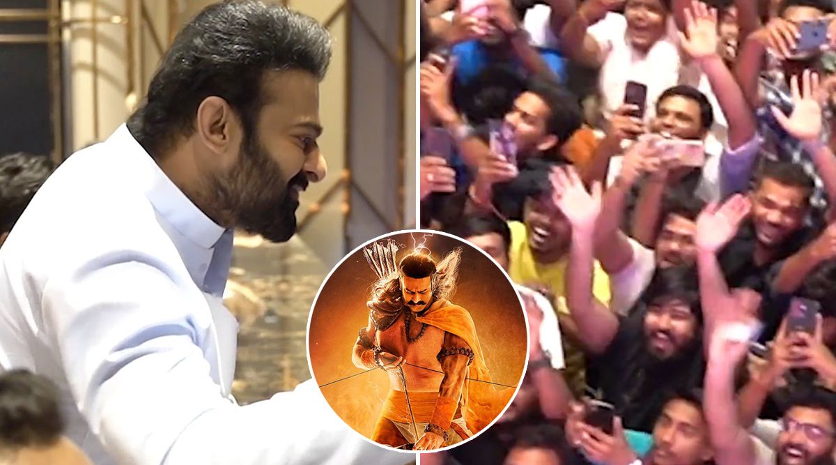 Adipurush: Prabhas Shares A BTS Moment Of The Overwhelming Response At The Preview Held Especially For Fans And Special Members!   (Watch Video)