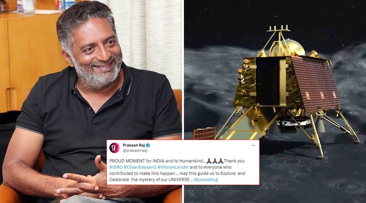 Chandrayaan 3: Prakash Raj Acknowledges Success Amidst Previous CRITICISM (View Tweet)