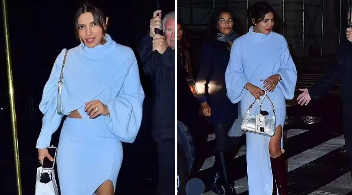 Priyanka Chopra effortlessly rocking a chic sweater makes it an absolute must-have for fall fashion