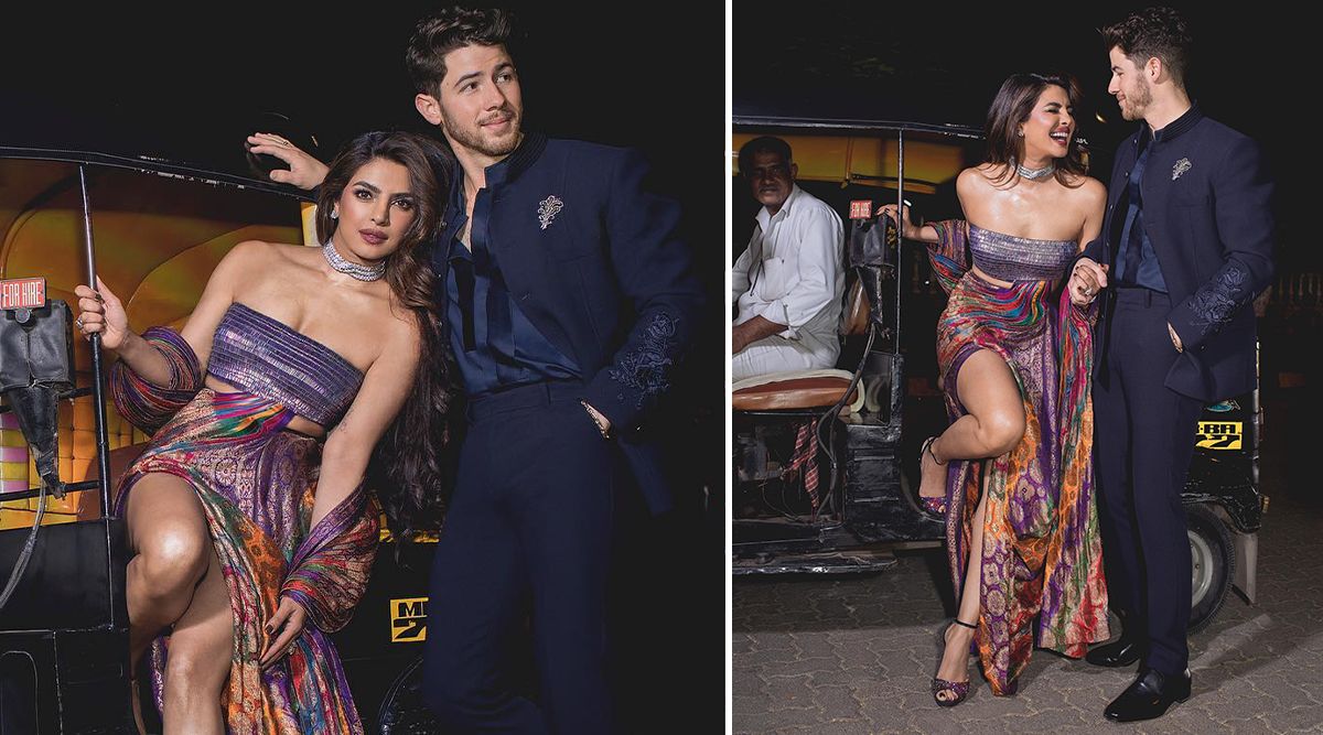 HILARIOUS: Priyanka Chopra And Nick Jonas Posed For A Photo Next To A Rickshaw, Netizens Joke 'Auto Wale Uncle Stole The Show' 