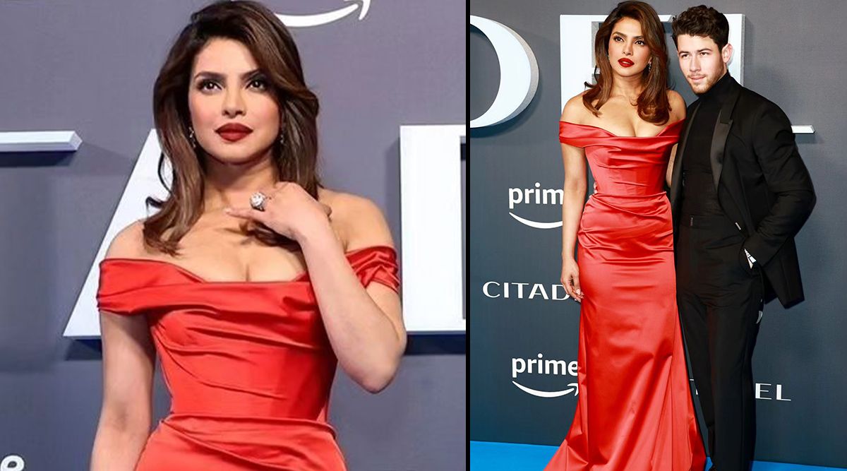 Priyanka Chopra Nails It In A Red Gown At Citadel Premiere; Leaves Hubby Nick Jonas Mesmerized