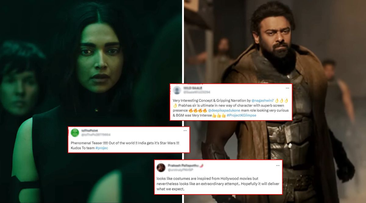 Project K Twitter Reactions: Prabhas And Deepika Padukone Starrer Film's First Glimpse Receives Positive Response; Fans Call It ‘PHENOMENAL’ (View Tweets)