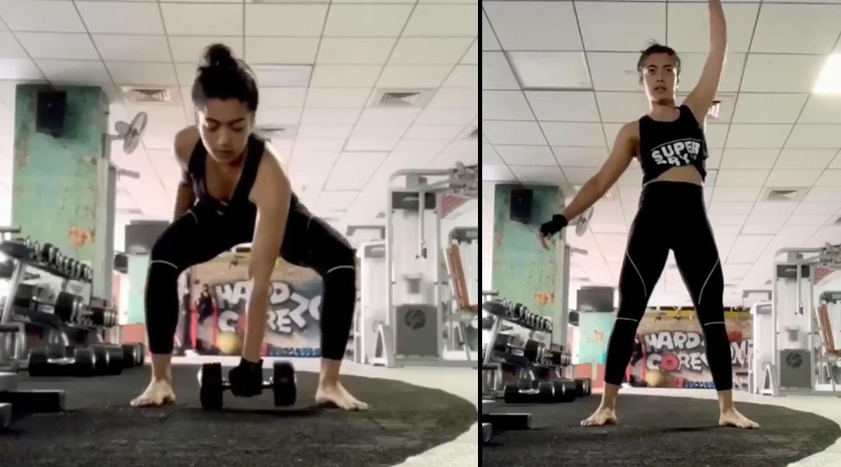 Rashmika Mandanna proves ‘no pain, no gain’ during a rigorous workout