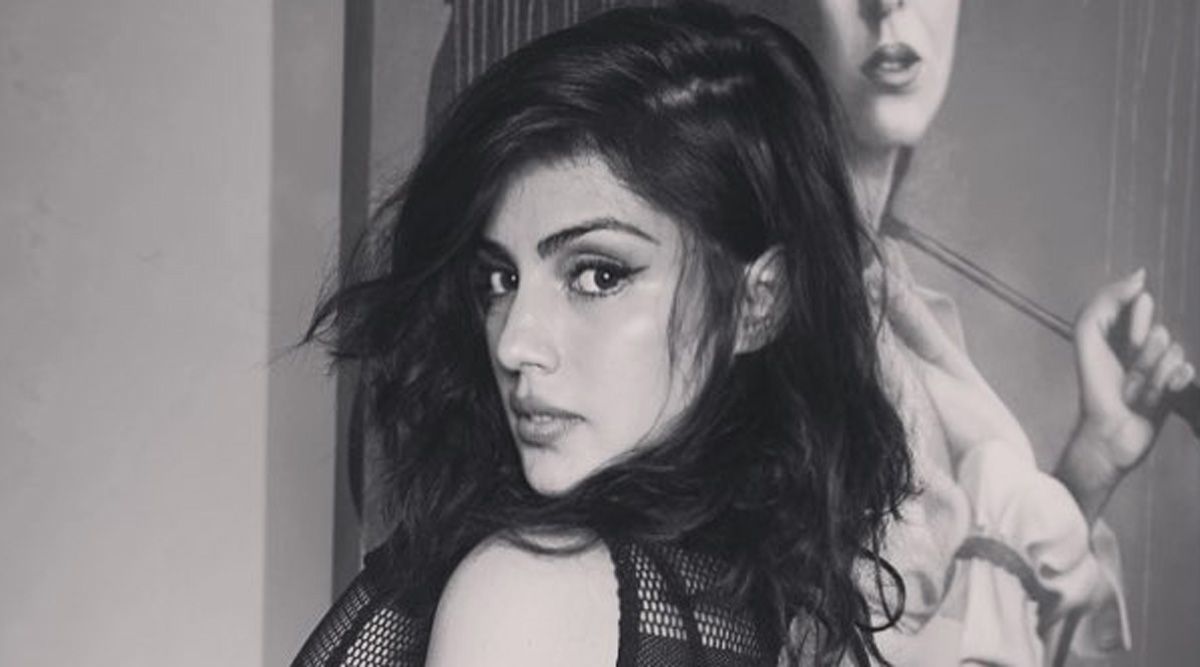 Rhea Chakraborty looks bold and dynamic in her latest monochrome post