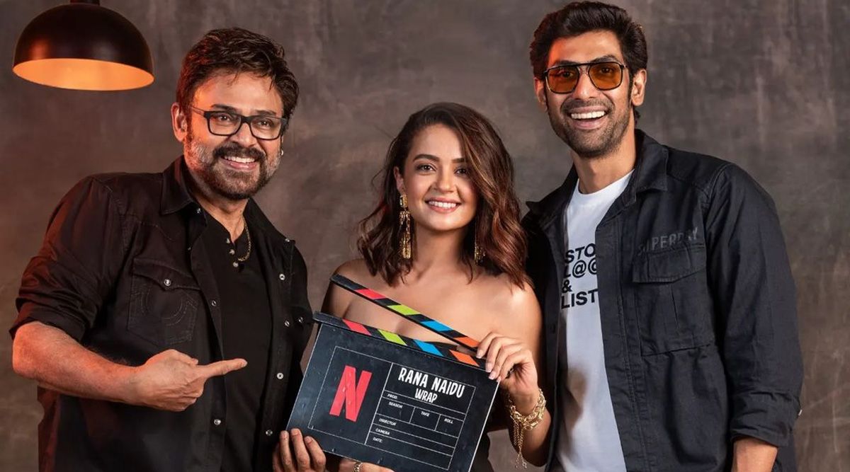 Rana Daggubati, Venkatesh Daggubati, and Surveen Chawla call it a wrap on their Netflix series Rana Naidu
