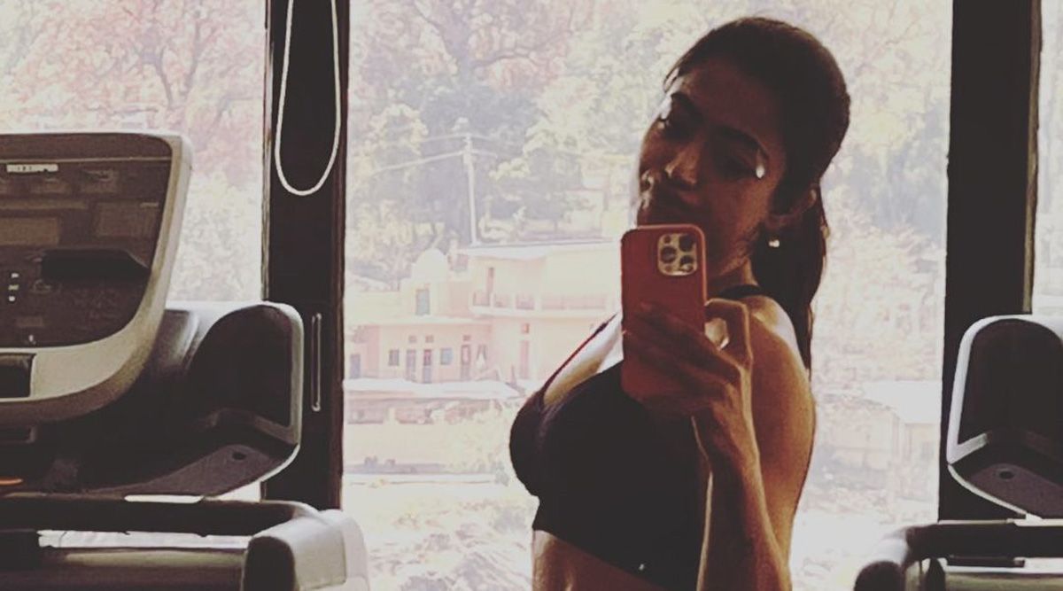 Rashmika Mandanna motivates her fans by sharing a workout photo: Shares her secrete to her fitness