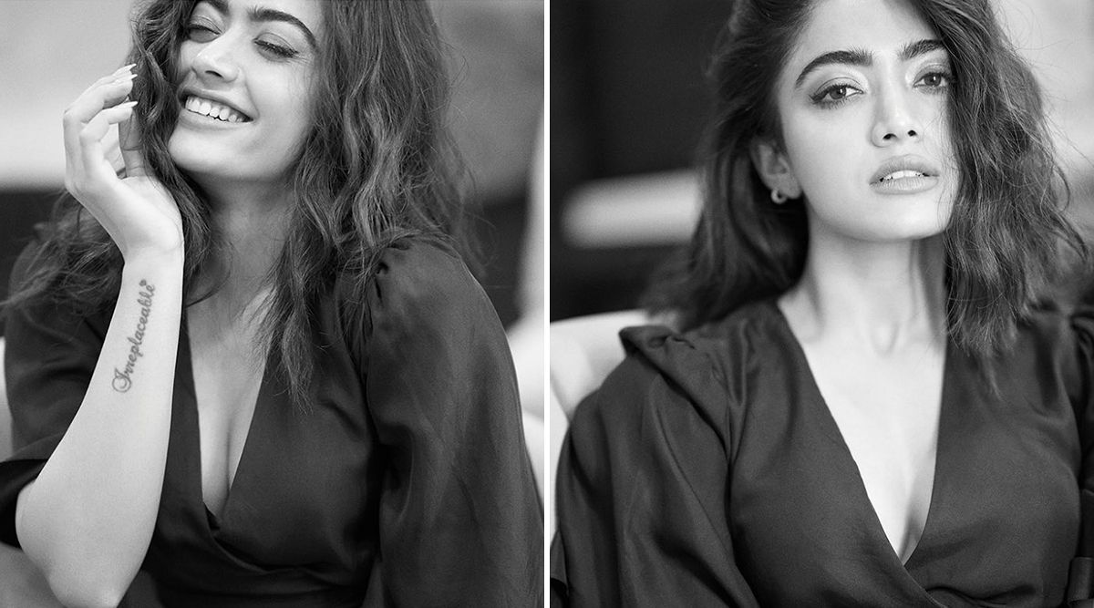 Rashmika Mandanna has made herself ‘ irreplaceable’ with her new tattoo; checkout the monochrome post