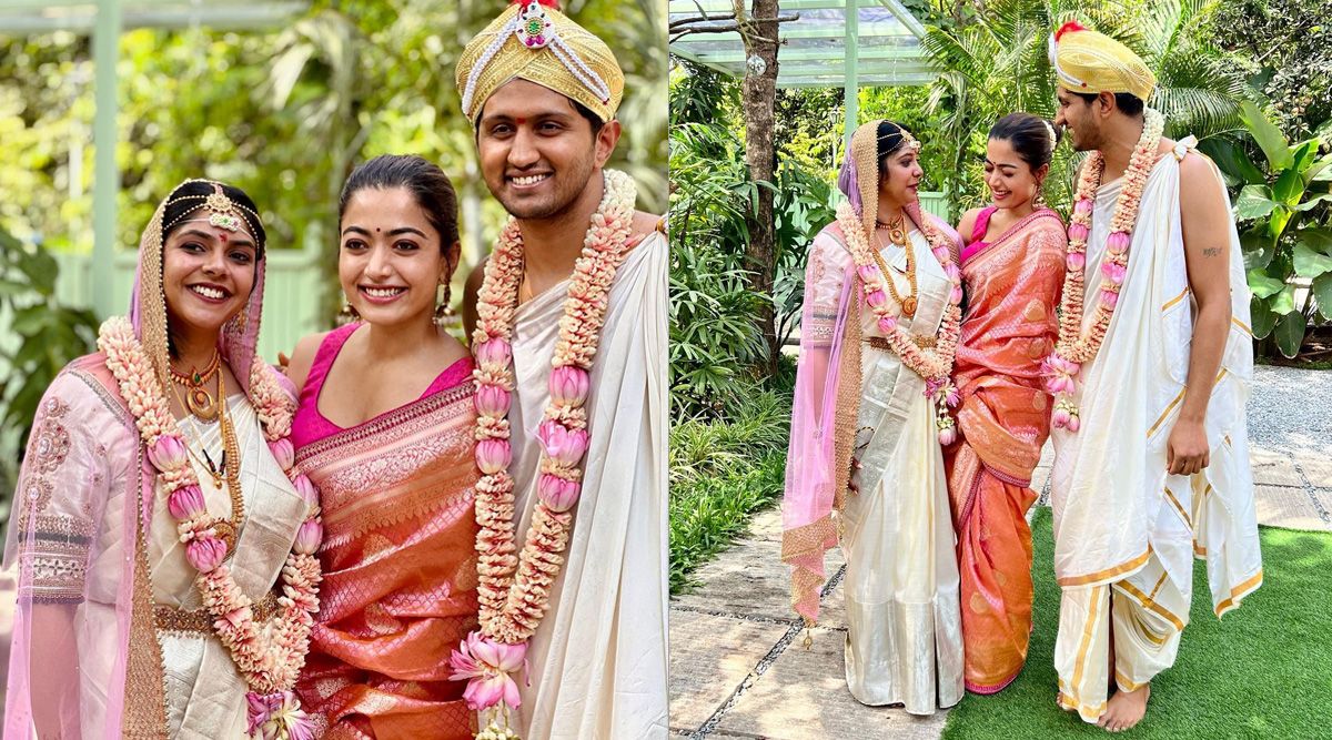 Rashmika Mandanna pens an emotional note for her BFF on her wedding; looks pretty in a saree
