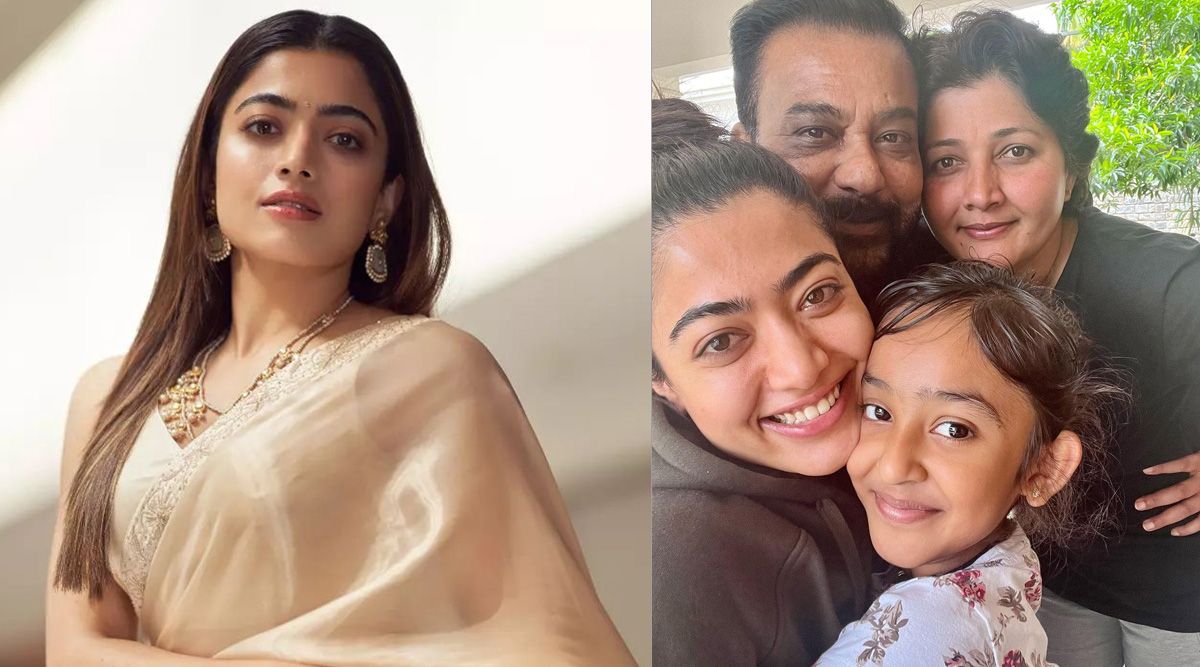 Rashmika Mandanna shares a happy family picture and says, 'you guys bring this smile for us'