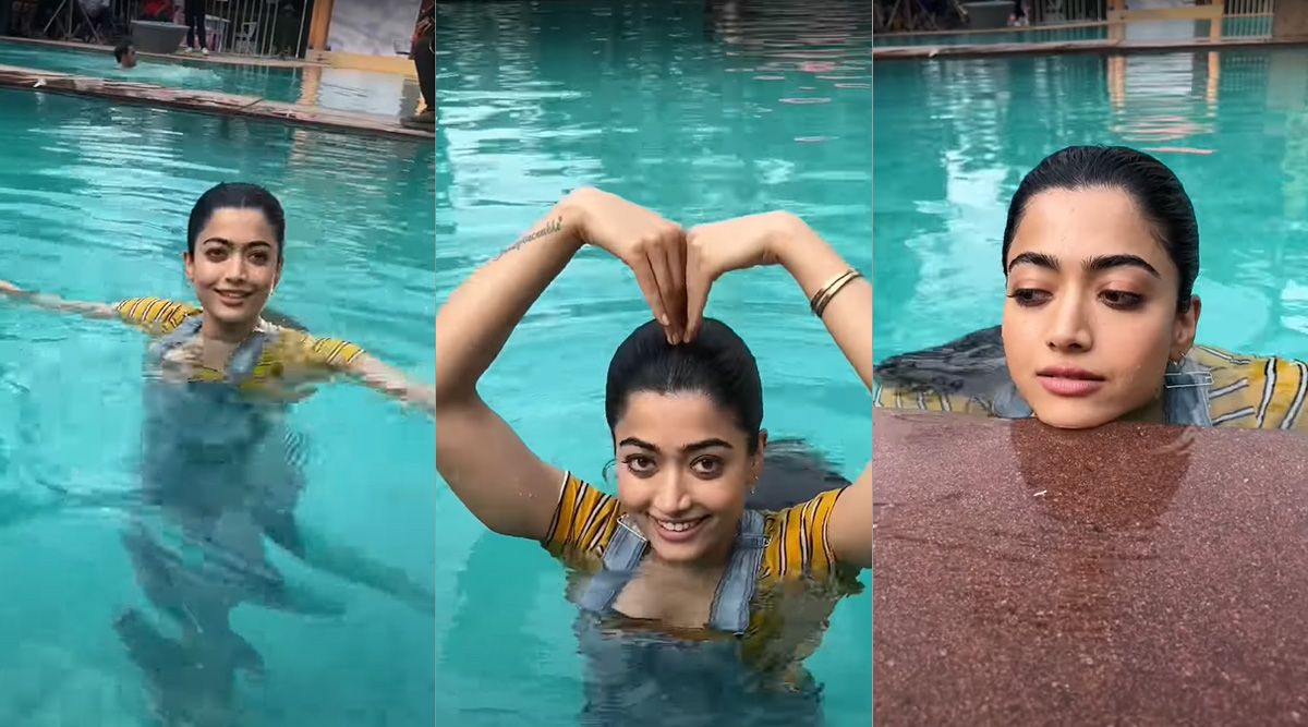 Rashmika Mandanna is winning hearts with her cute video in the pool: Says 'she is a water baby'