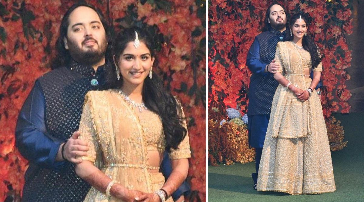 Fall In Love With Radhika Merchant's Dreamy Engagement Look, leaving everyone Awestruck!