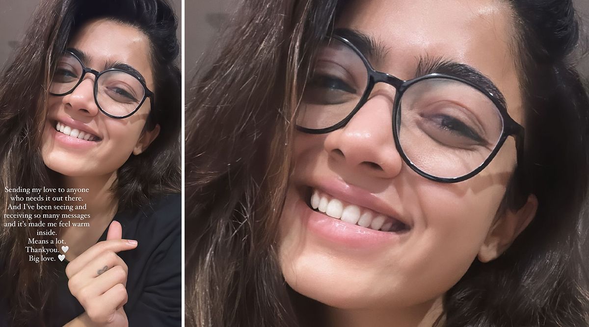 Rashmika Mandanna is all love for her fans after receiving support for her cryptic post; Check out!