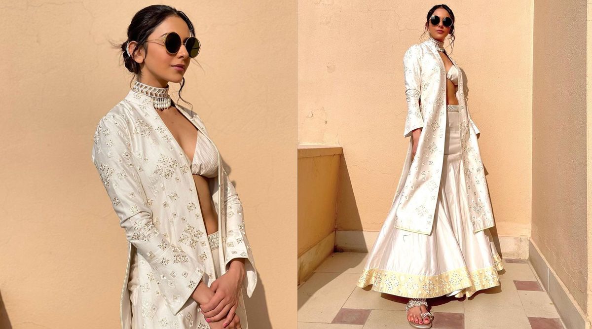 Rakul Preet's Indo-western all white lehenga look makes Samantha fall in love