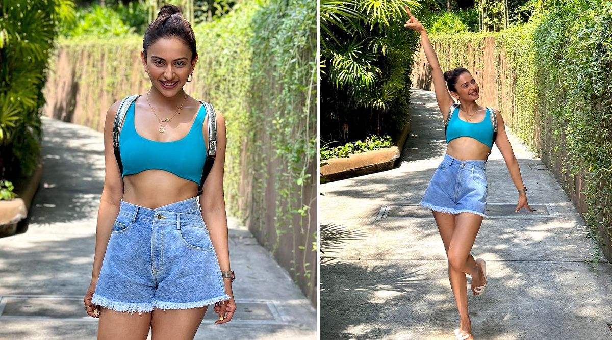 Rakul Preet Singh LOOKS the happiest as she poses in a cute bralette and short skirt at her vacation in Phuket