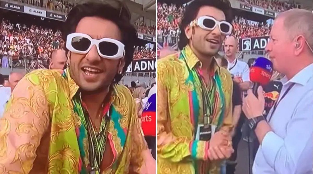 Ranveer Singh was questioned by F1 Veteran Martin Brundle, ‘who are you?’