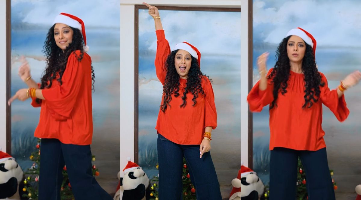 Television show Anupamaa Fame actress Rupali Ganguly is grooving on Jingle bells ahead of Christmas; See More!