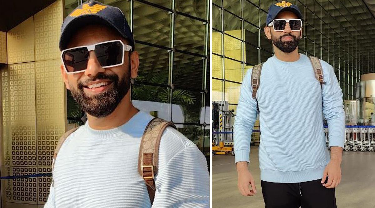 Singer Rahul Vaidya was flaunting his new funky shades at the airport in the brightest smile; PICS!