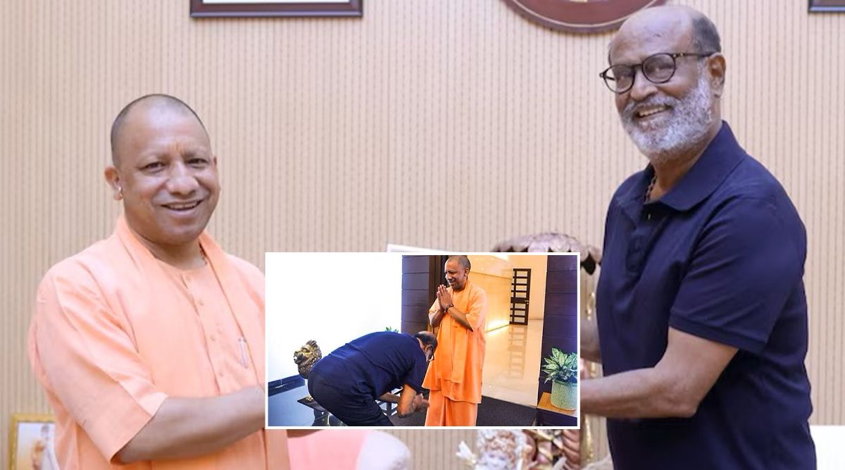 OH NO! Superstar Rajinikanth Faces Huge CRITICISM For Touching Yogi Adityanath’s Feet (Watch Video)