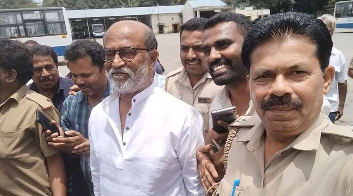 Superstar Rajinikanth Pays A SURPRISE Visit To The Bus Depot Where He Worked As A Conductor! (Watch Video)