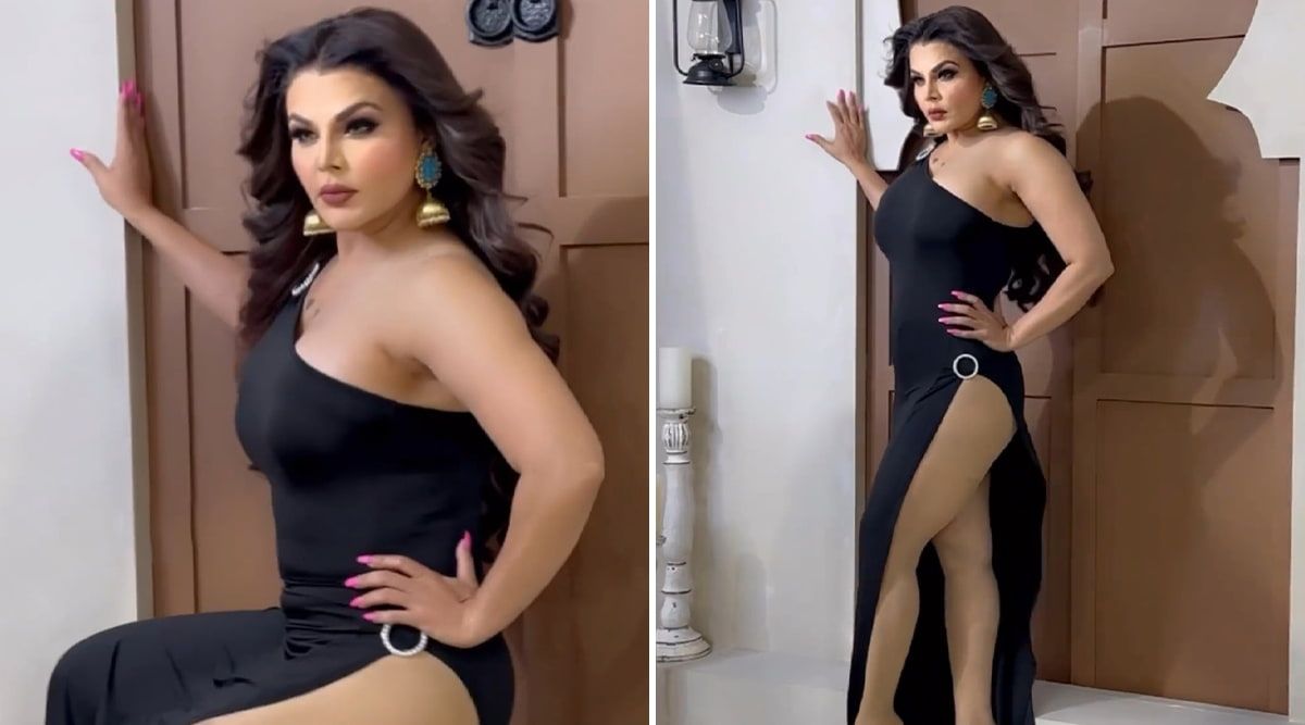 Rakhi Sawant Poses In Bold Dress, Netizens Furiously Say, "Islam Dharm Ki Band Baja Rakhi Hai.."