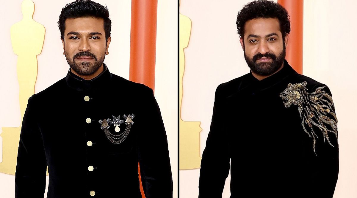 Oscars 2023: Ram Charan And Jr NTR Slay Indian Elegance On The Red Carpet Of The 95th Academy Awards (SEE PICS)