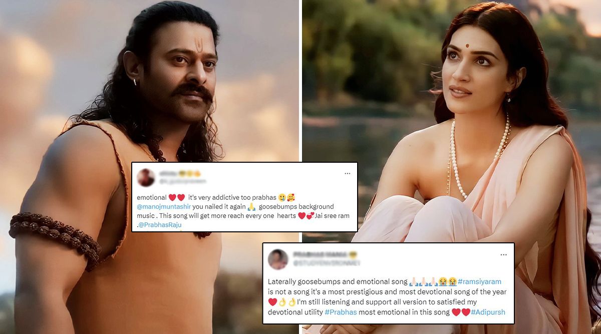 Adipurush: Ram Siya Ram Song Out! Fans Cannot Stop Praising Prabhas- Kriti Sanon’s PASSIONATE Love Tale; Call It A ‘MASTERPIECE' (View Tweets)