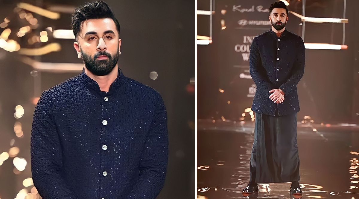 Ranbir Kapoor Walks On Ramp In Lungi-Style Pants And His Look Is Sure To Make You Skip A Heartbeat! (Watch Video)