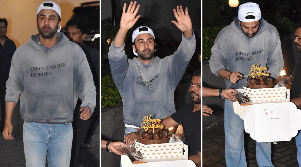 Wow! Ranbir Kapoor Celebrates His 41st Birthday With Fans Outside His Residence! (Watch Video)