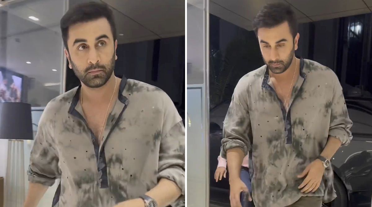 HILARIOUS! Ranbir Kapoor Playfully Gives TOO Close-up Shot As He Pulls Paparazzo Into Elevator, Saying 'Main Le ke Ja Raha Hu!' (Watch Video)