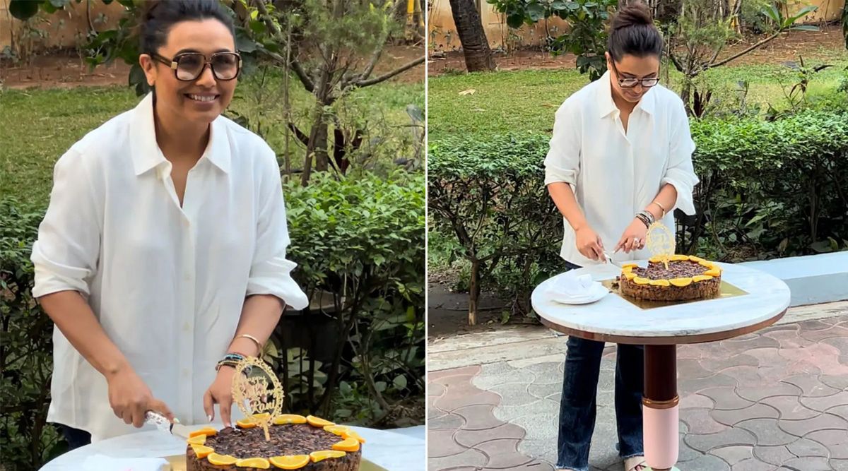 Happy Birthday, Rani Mukerji! The Actress Smiles As She Cuts the Cake in Front of Papparazzi