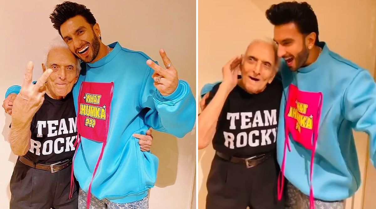 Ranveer Singh's Nana STEALS THE SHOW As The Ultimate 'Rocky-ism' At 93! Heartwarming Moments Shared By The Actor (Watch Video)