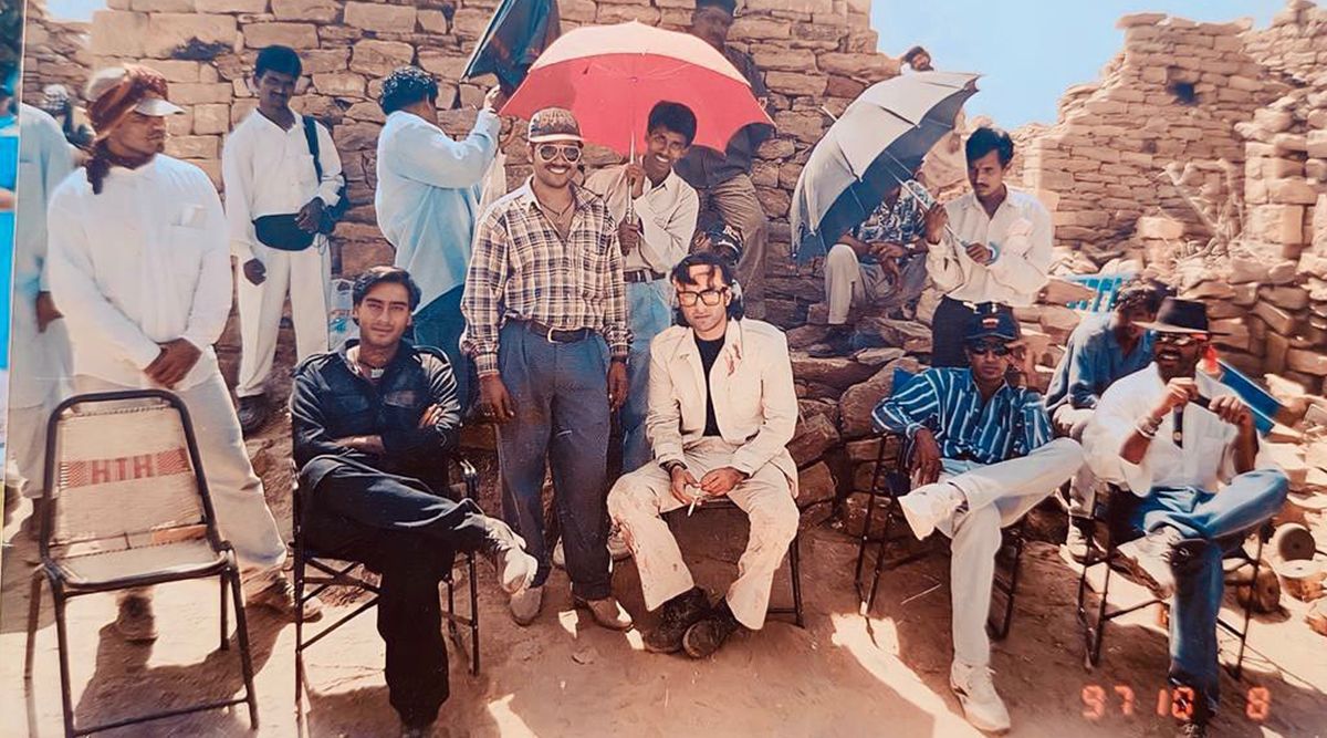 Look at the rare unseen pictures from the film sets, KACHCHE DHAAGE, 1999; See Insights!