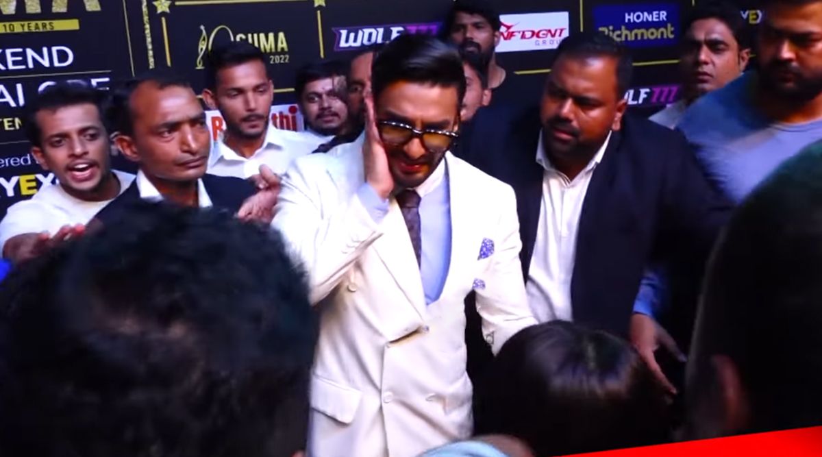 Ranveer Singh SLAPPED by Bodyguard amid chaos at SIIMA awards 2022