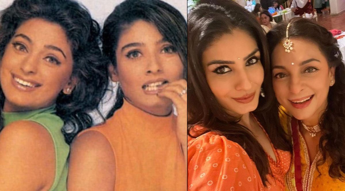 Raveena Tandon has shared the throwback pics of Juhi Chawla and her on Juhi’s birthday. See here!