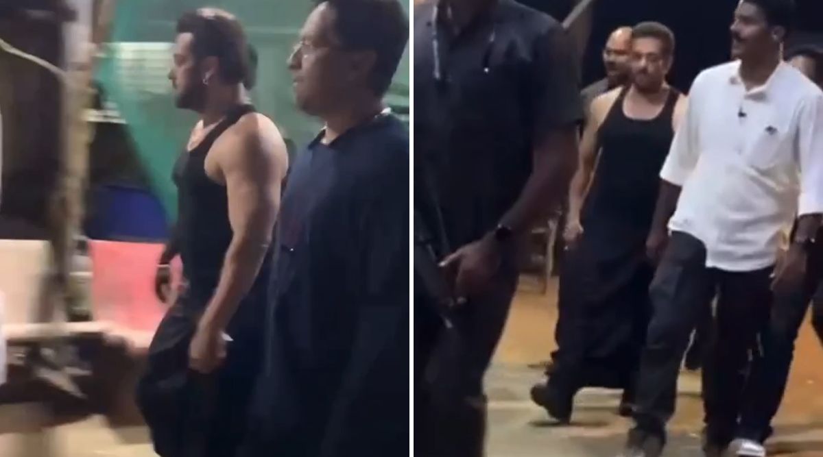 Salman Khan's all-black lungi and vest look captivate the fans' eyes; Check out!