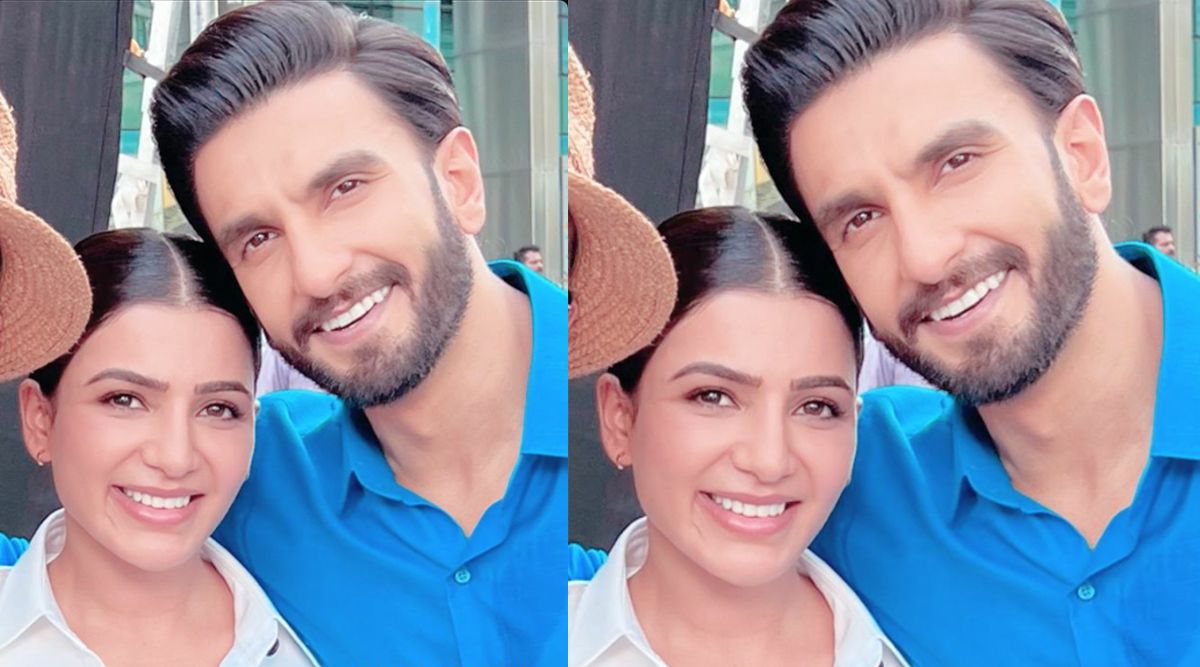 Samantha calls Ranveer Singh the 'sweetest ever' as she shares an adorable selfie from their ad shoot