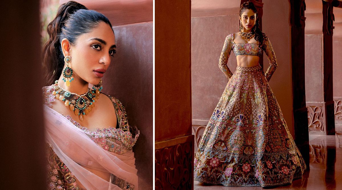 Sobhita Dhulipala looks like an Indian Barbie doll in an embroidery lehenga by Aisha Rao; Check out her beautiful pictures!