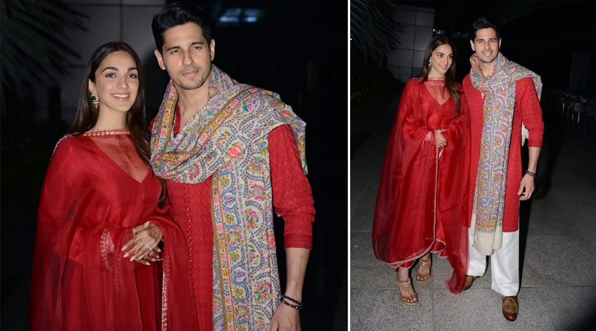 Kiara Advani and Sidharth Malhotra, the newlyweds painting the town red with the color of love;Look at the pictures!
