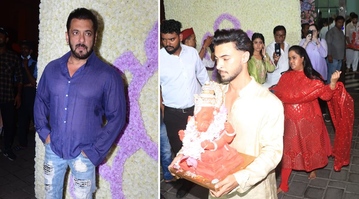 Salman Khan reaches sister Arpita Khan’s residence for Ganpati Visarjan; brother Sohail Khan's son Nirvan joins