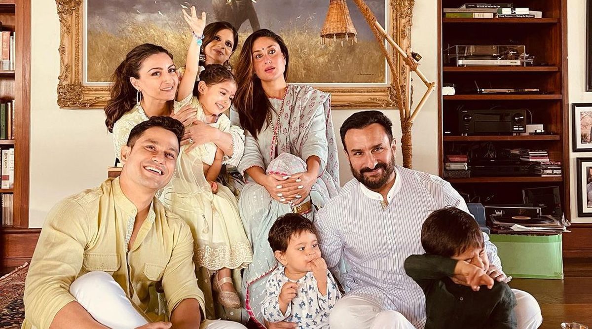 Saif Ali Khan celebrates Eid with his sisters Saba and Soha, and rest of the family; Kareena Kapoor shares their imperfectly perfect family photo