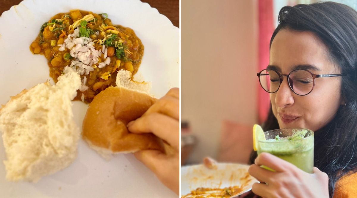 Shraddha Kapoor is a  perfect foodie, And We Have Proof Of It; look at her enjoying misal pav!