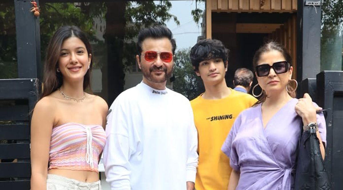 Sanjay Kapoor, Maheep Kapoor, Shanaya Kapoor and Jahaan step out for family lunch in style