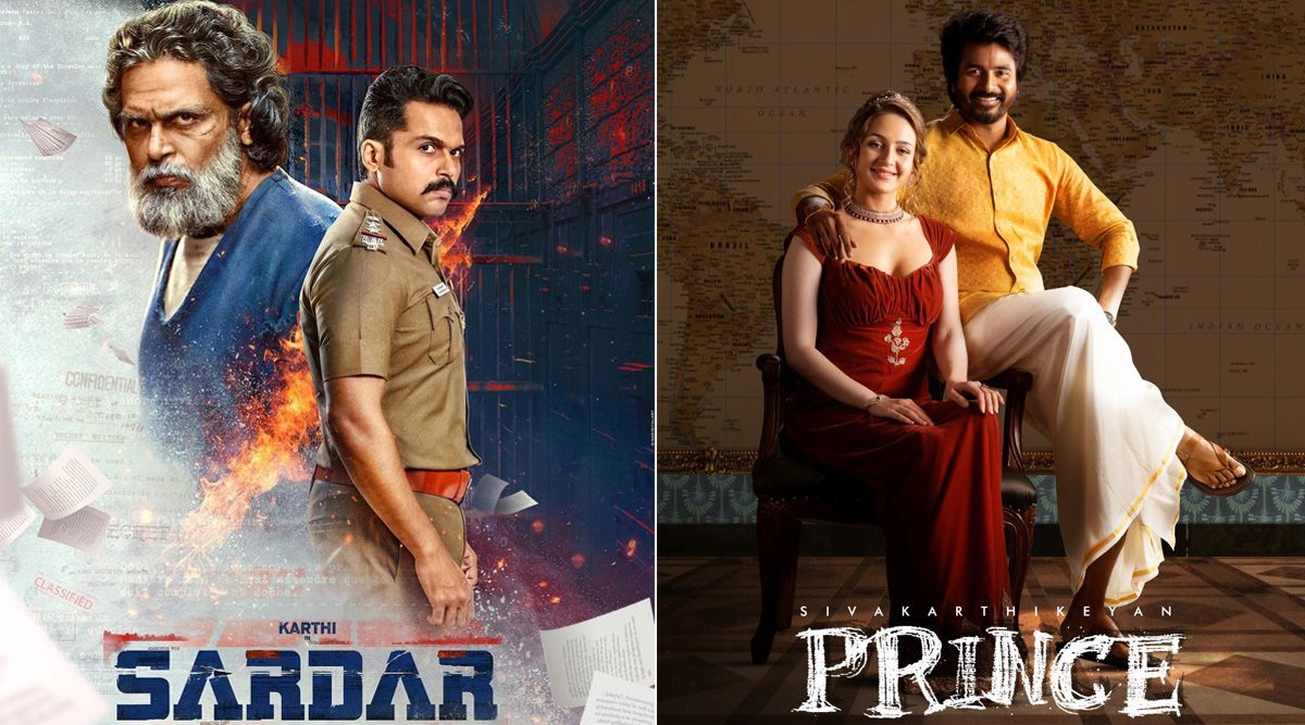 Karthi’s thriller, Sardar beats Sivakarthikeyan’s entertainer Prince at the box office; Take a look at the collections!