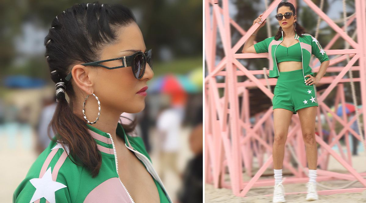 Hottie Sunny Leone Slays in a green co-ord set; See More PICS!