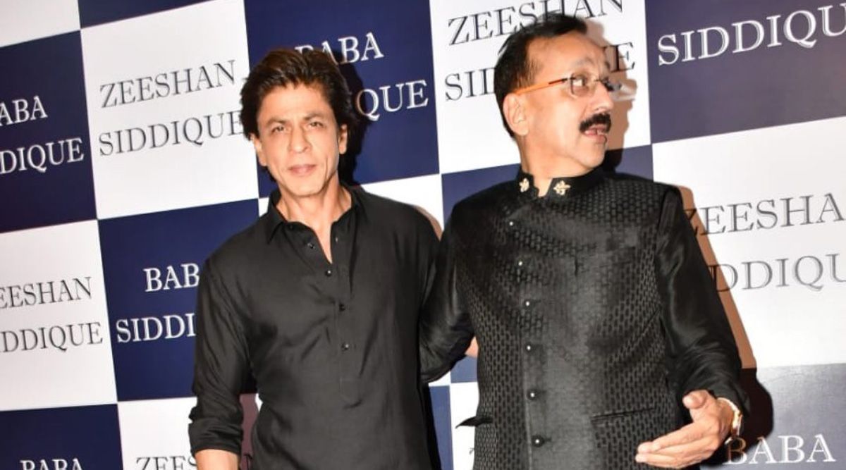 Shah Rukh Khan drops his Pathaan hair, looks breathtaking in black traditionals at Baba Siddique’s iftaar party