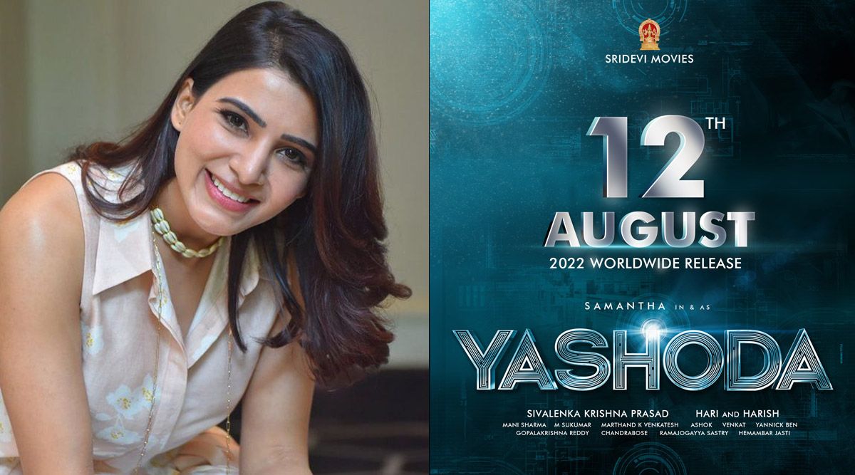 Samantha Ruth Prabhu starrer Yashoda to land in theatres on August 12