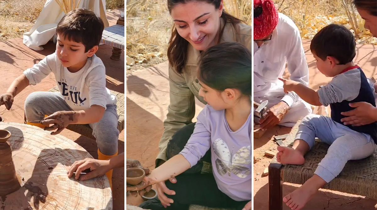 Saba Ali Khan shares UNSEEN pictures and clips of Jehangir, Taimur and Inaaya Kemmu at Jaisalmer; see pictures!