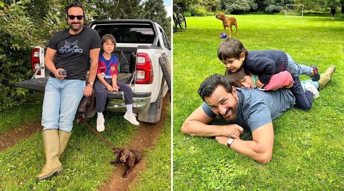 Saif Ali Khan’s ADORABLE Pictures With Sons Taimur, Jeh, Will Make You SMILE! (View Pics)